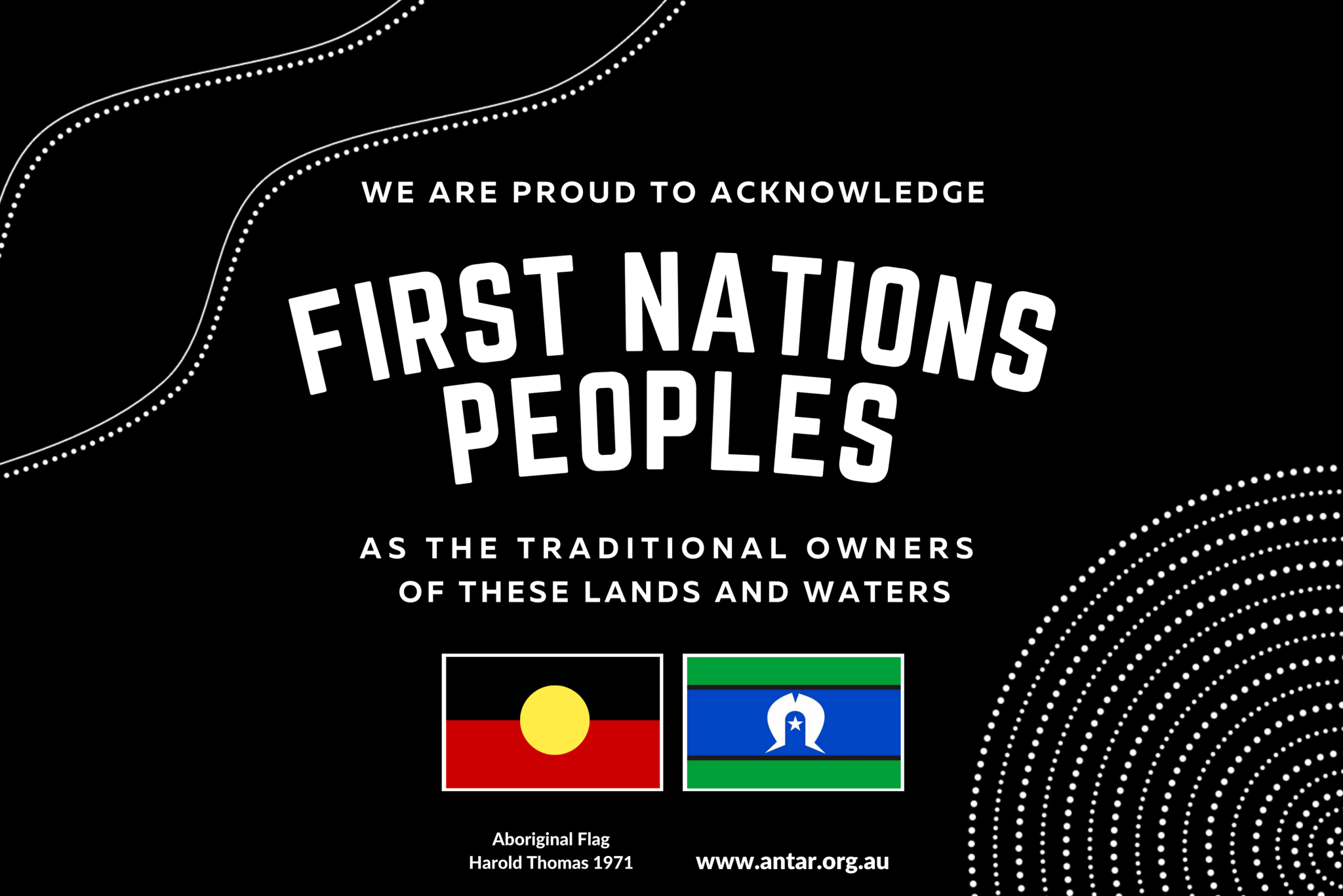 Small Land Acknowledgement Plaque - First Nations Peoples — ANTAR
